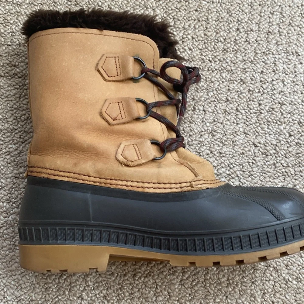Sorrel‎ Badger Winter Boots Men's size 6/ Women's size 8.